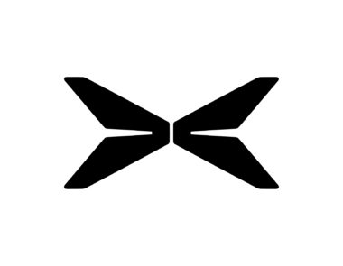 xpeng logo black carré