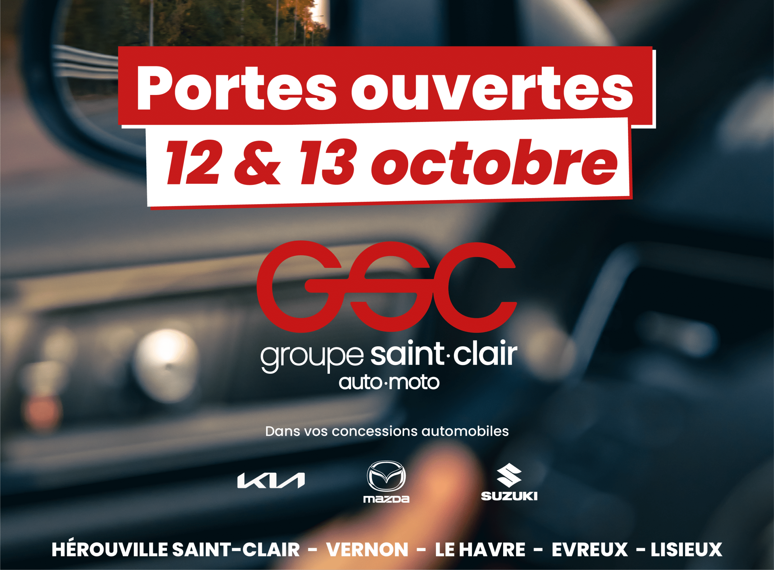 Portes ouvertes les 12 et 13 octobre !